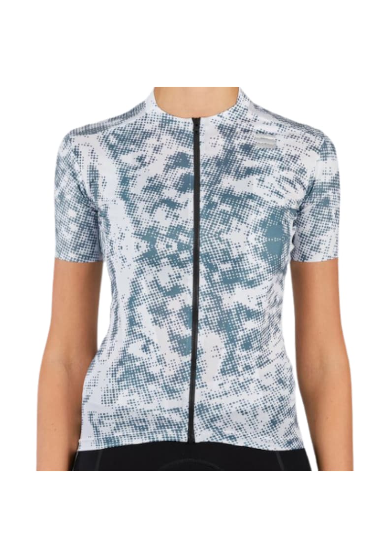 Tricou ciclism dama Escape Supergiara SS 2021 Alb/Bleu