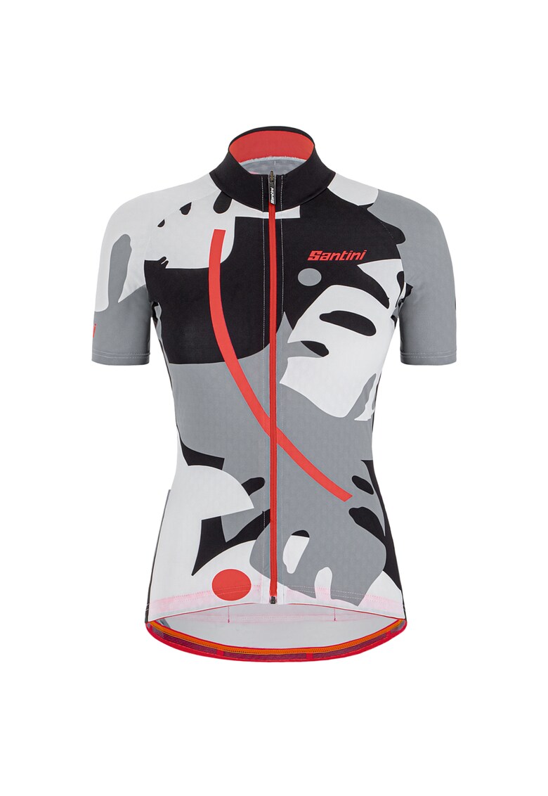 Tricou ciclism dama Giada Maui Gri/Negru - Gri