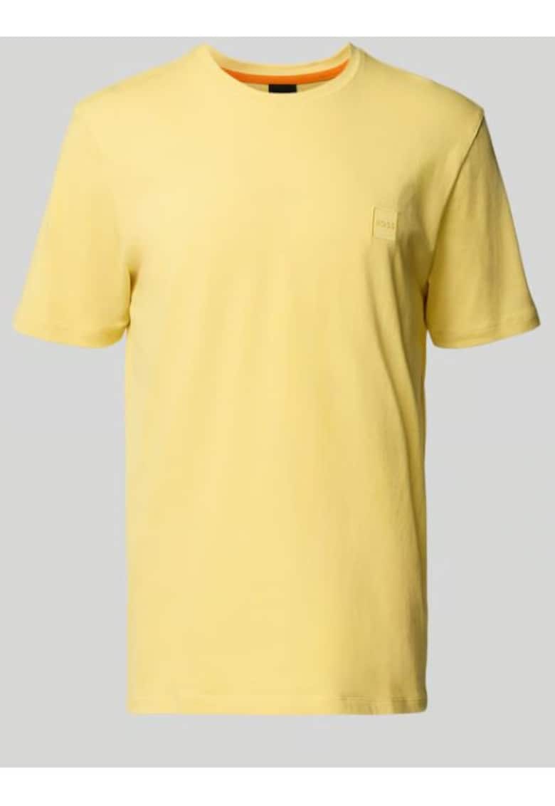 Boss Tricou uni cu decolteu la baza gatului
