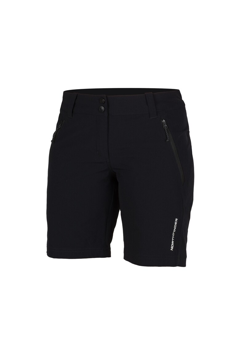 Pantaloni scurti trekking femei Chandra - Negru