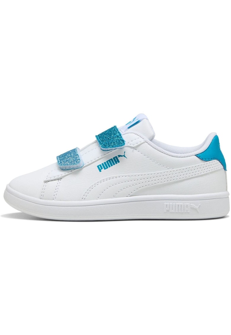 Pantofi sport cu detalii contrastante si banda velcro stralucitoare Smash 3.0