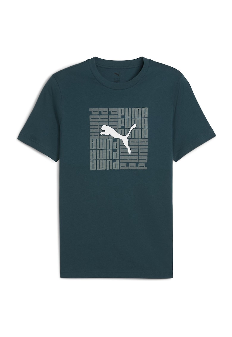 Puma Tricou regular-fit cu imprimeu logo - Albastru