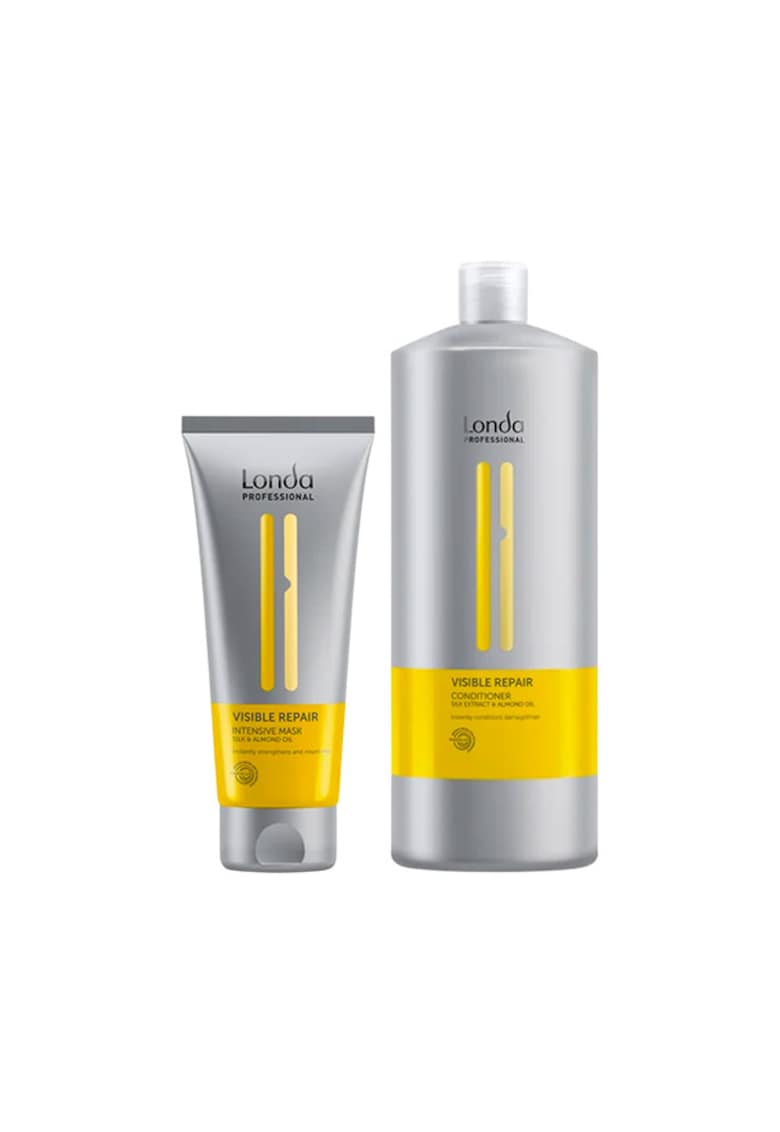 Set  Visible Repair - Balsam 1000 ml + Masca intensiva 200 ml - pentru par normal - reparare intensa - hidratare