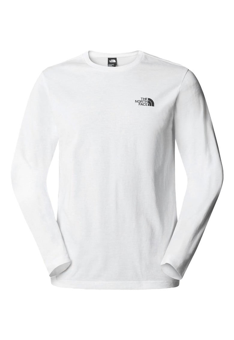 Bluza barbati - bumbac si poliester - alb