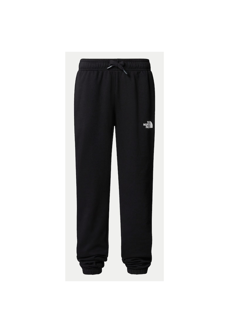 Pantaloni sport barbati -  TNF BLACK - bumbac/poliester - negru