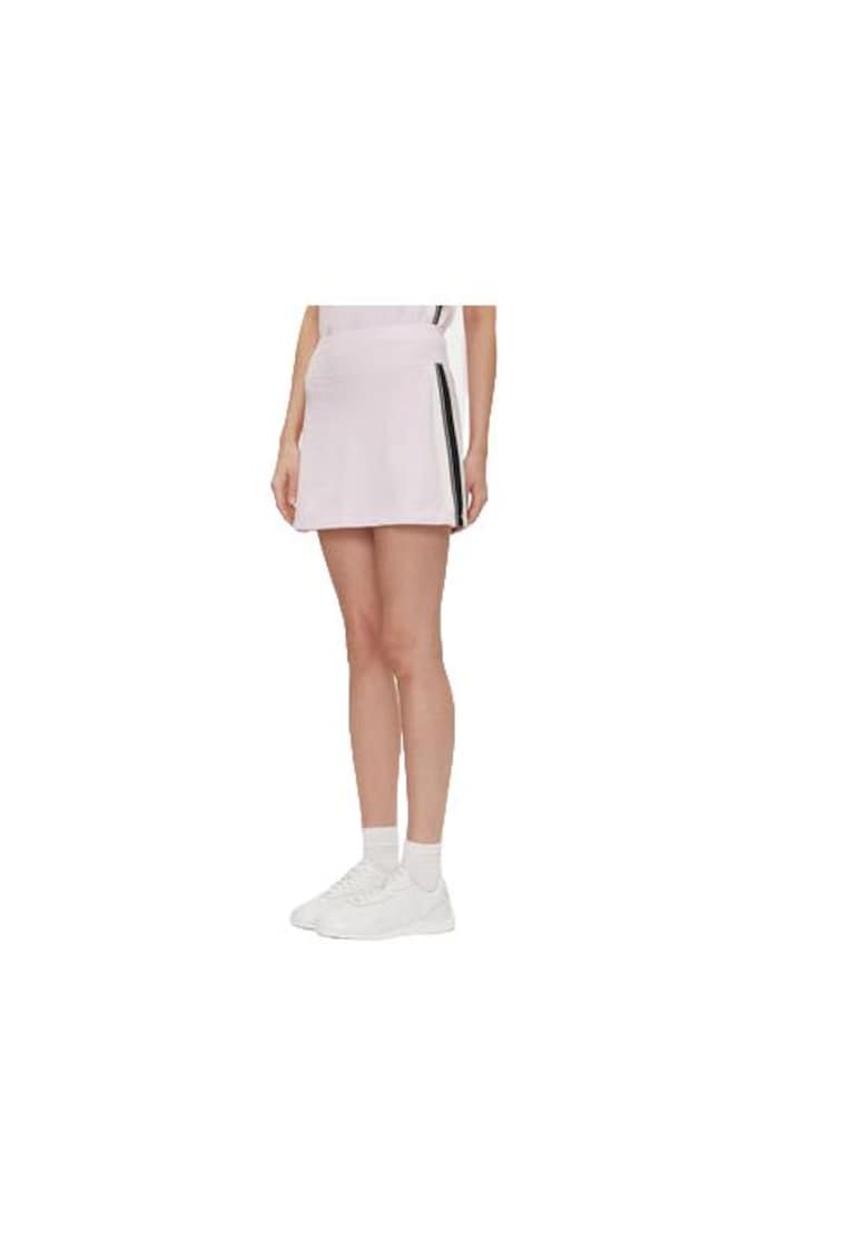 Fusta sport dama - bumbac/elastan - roz/negru -