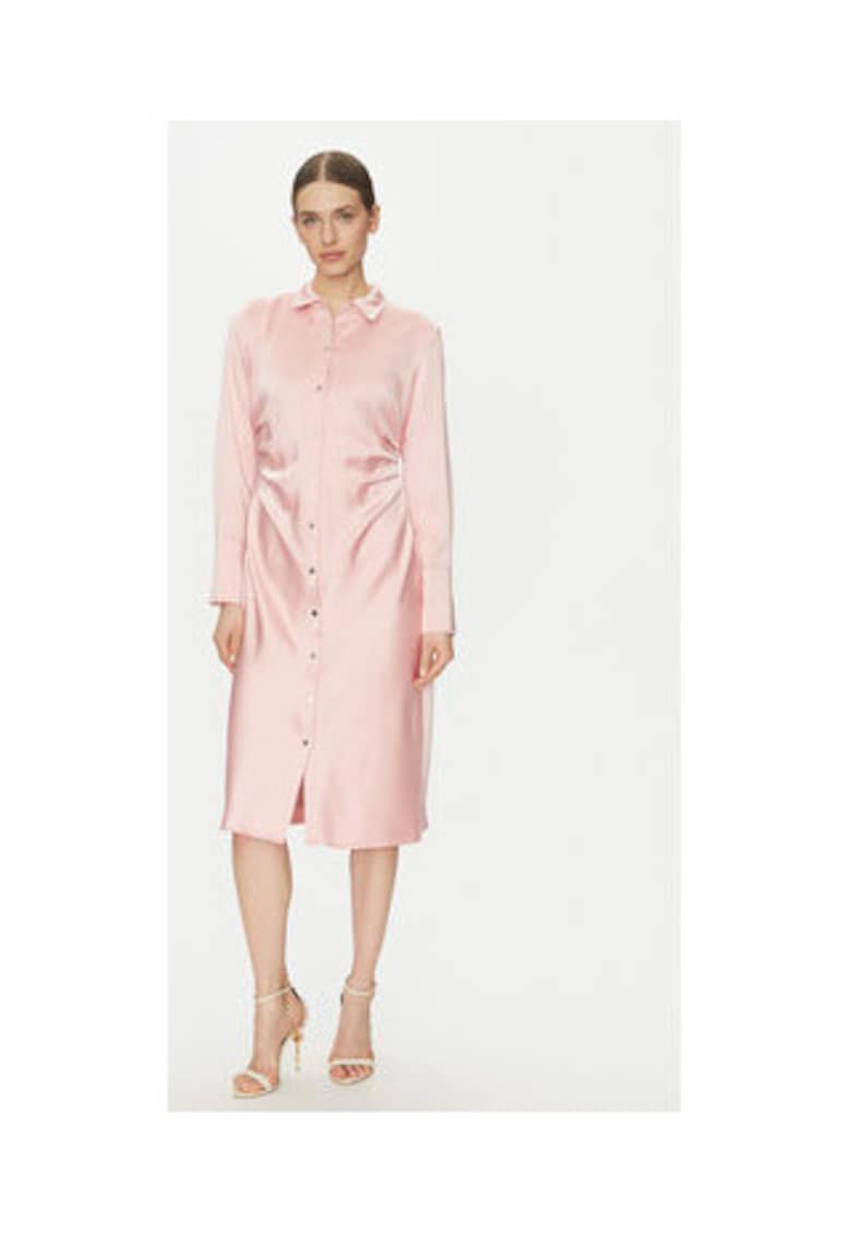 Rochie model DD4KTE31 - roz - poliester -