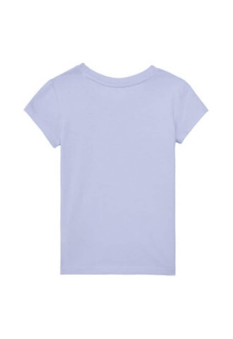 Tricou dama  albastru bumbac