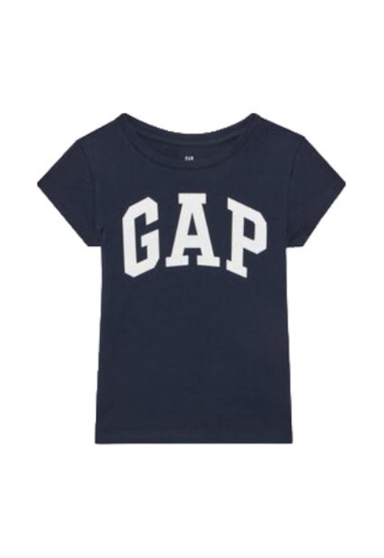 Tricou barbati - bumbac - bleumarin/alb
