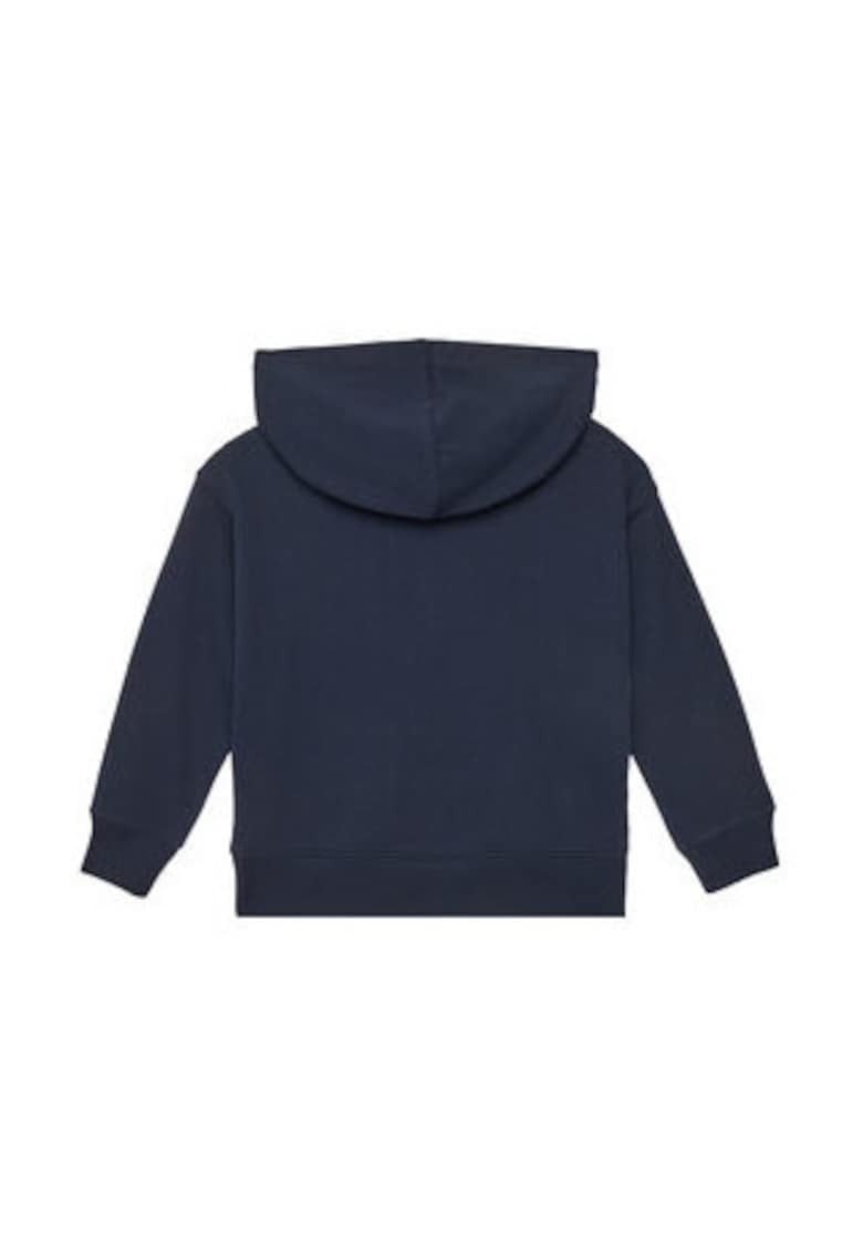 Hanorac dama - bleumarin - bumbac si poliester reciclat -