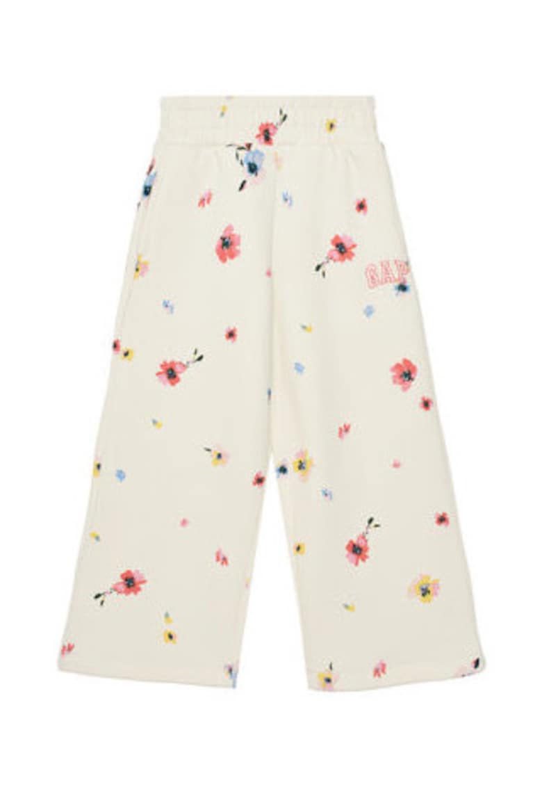Pantaloni dama cu imprimeu floral - Multicolor