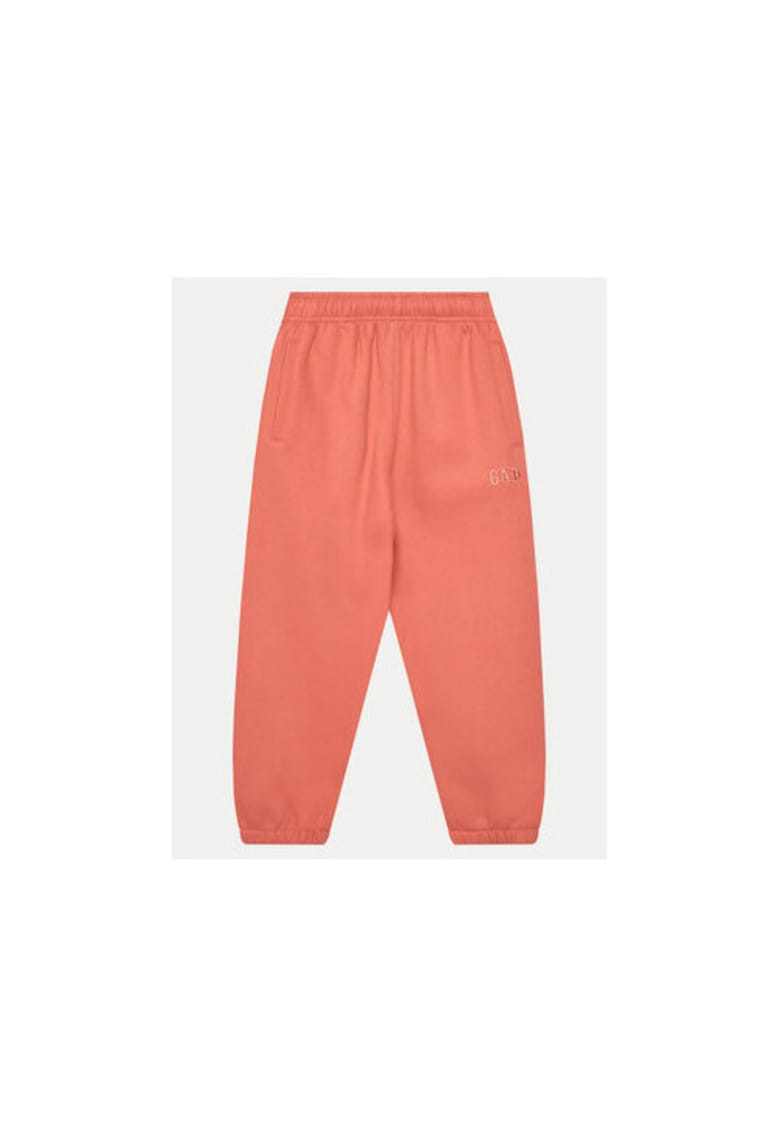 Pantaloni sport dama - Coral Proaspat - bumbac si poliester reciclat - portocaliu -