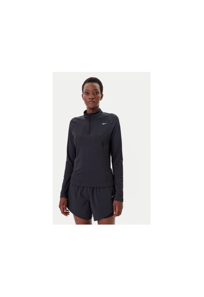 Bluza sport dama - 112516 103741 NGHBLK - poliester reciclat - elastan - Negru