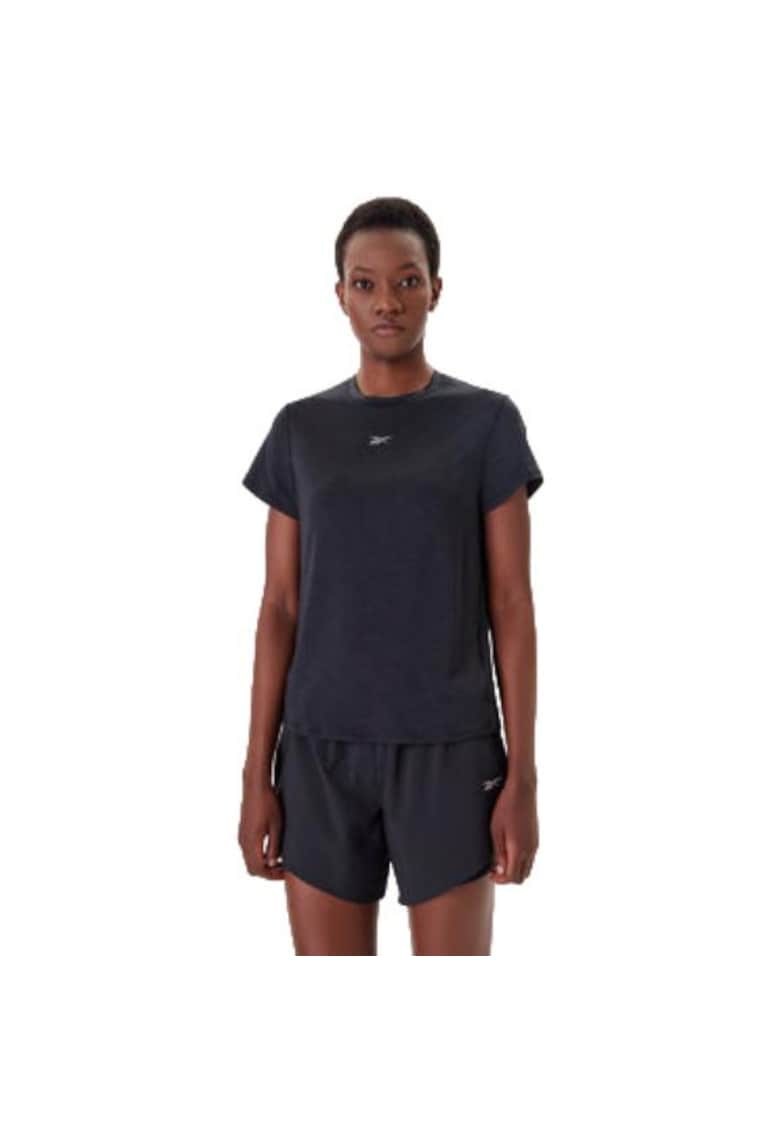 Tricou sport dama - poliester reciclat/elastan - negru