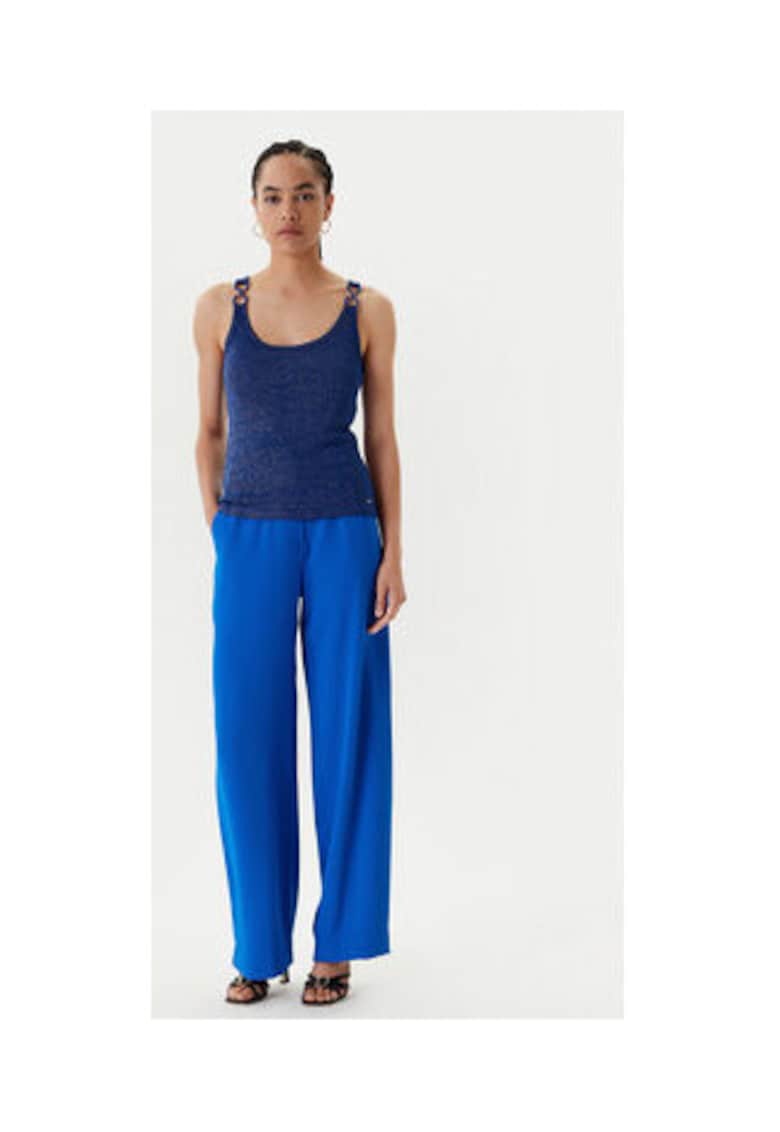 Pantaloni dama -  MORGAN-242-PBIRD 1018 SAFIR poliester - albastru