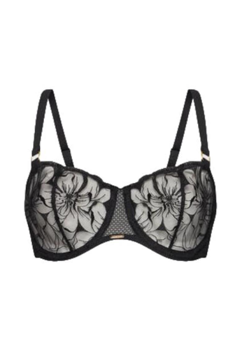 Sutien dama - 300058671 - Poliamida/Poliester - Negru