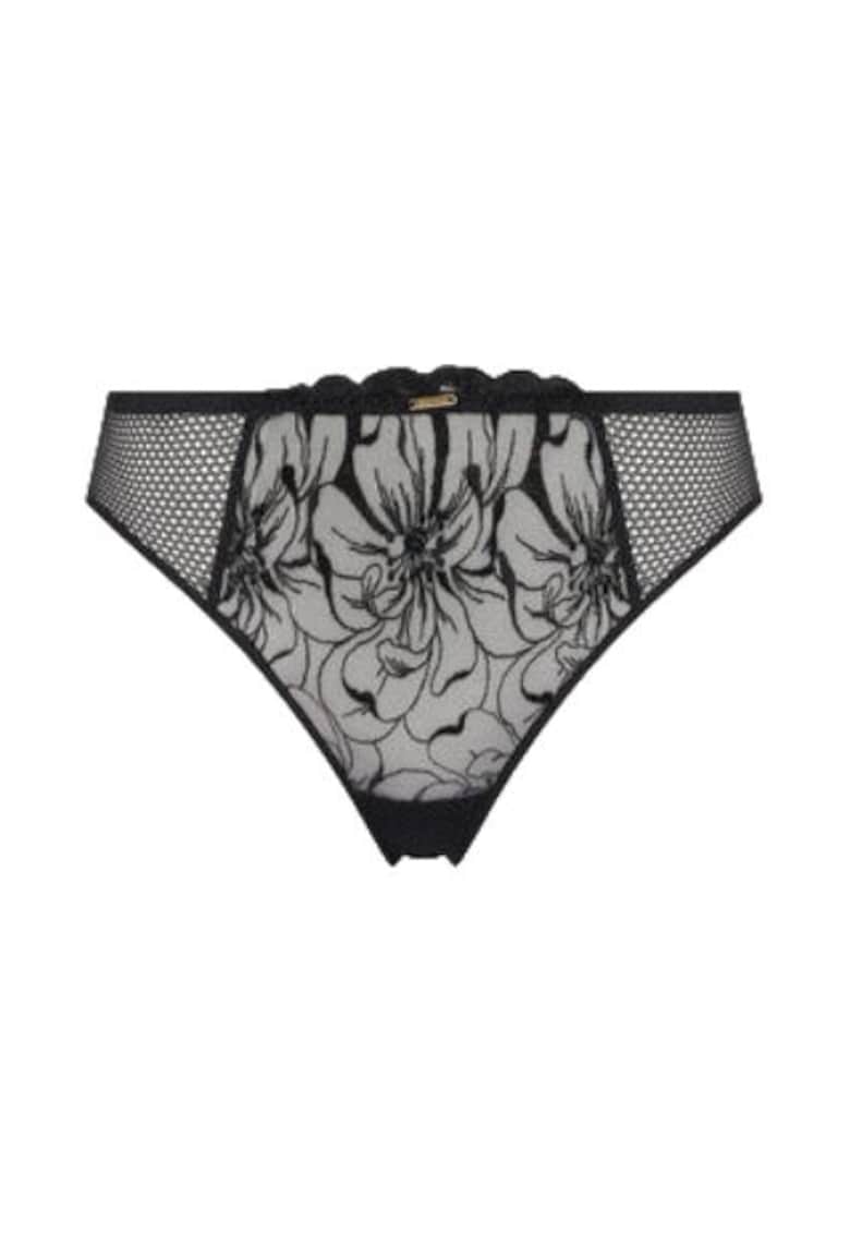 Chiloti sexy C12M90-011 - Poliamida/Poliester - Negru Chiloti sexy C12M90-011 - Poliamida/Poliester - Negru