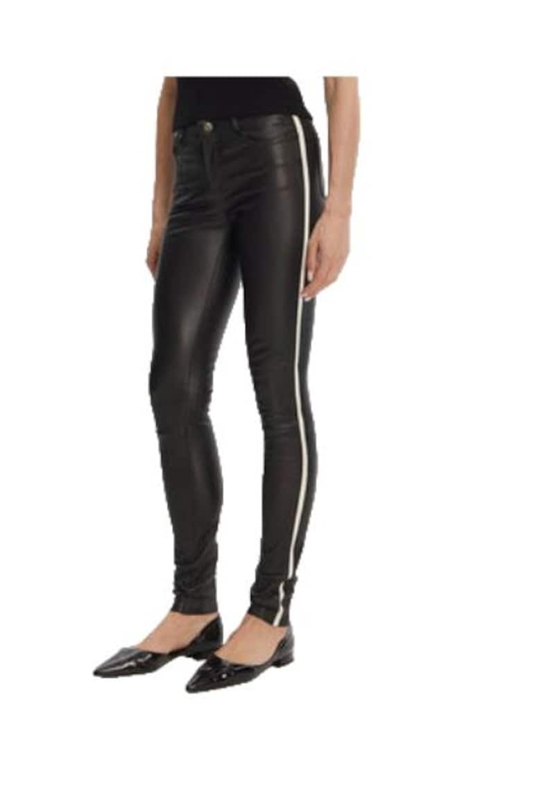 Pantaloni dama - Piele naturala - Negru Pantaloni dama - Piele naturala - Negru