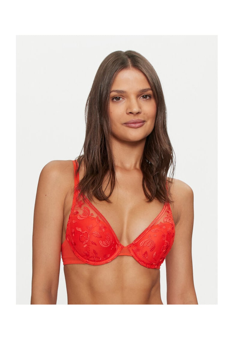 Sutien C22CNR 55 PHILTER - rosu flacara - 80E - 88% nylon - 12% elastan