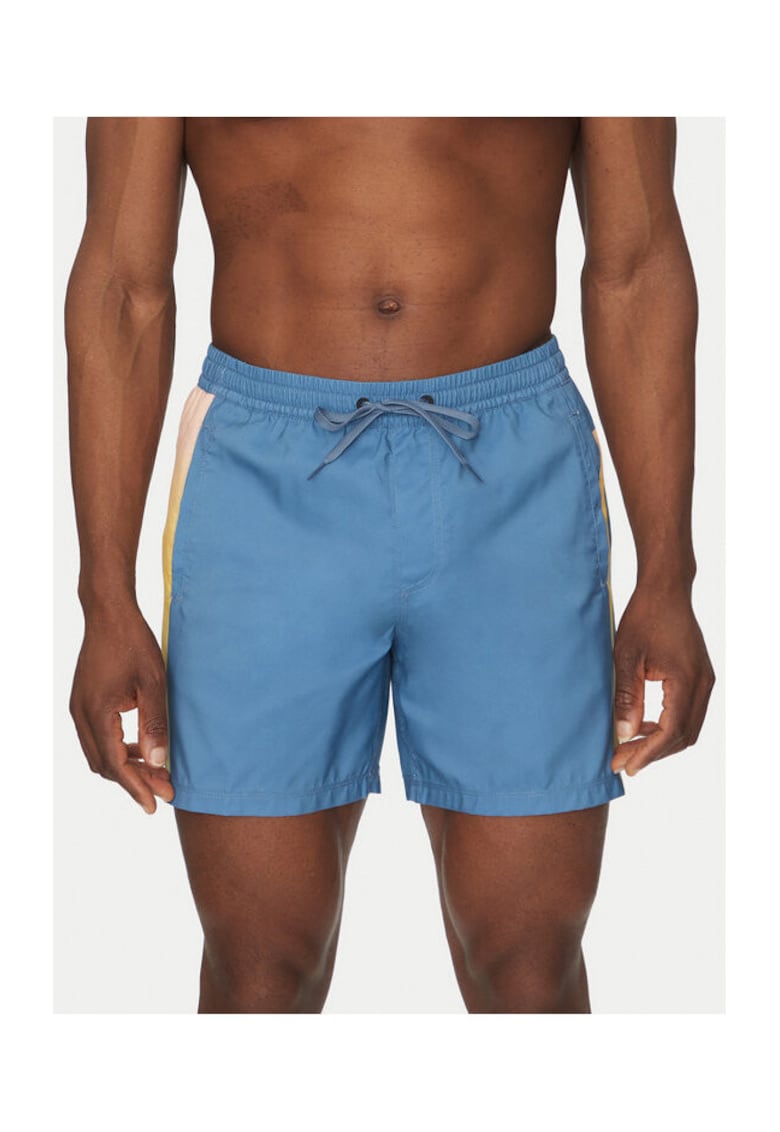 Pantaloni scurti barbati - Albastru - Poliester