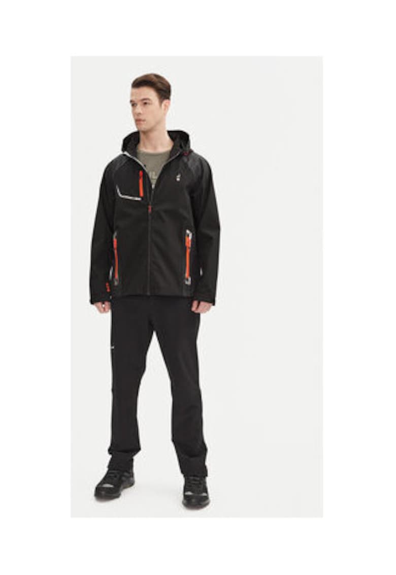 Geaca barbati - model Robin - poliester - negru - 95% poliester - 5% spandex
