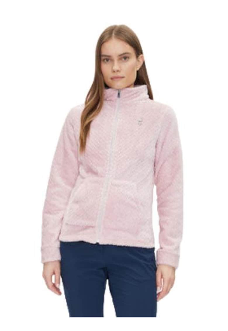 Jacheta dama model Becco - roz pudra - 100% poliester