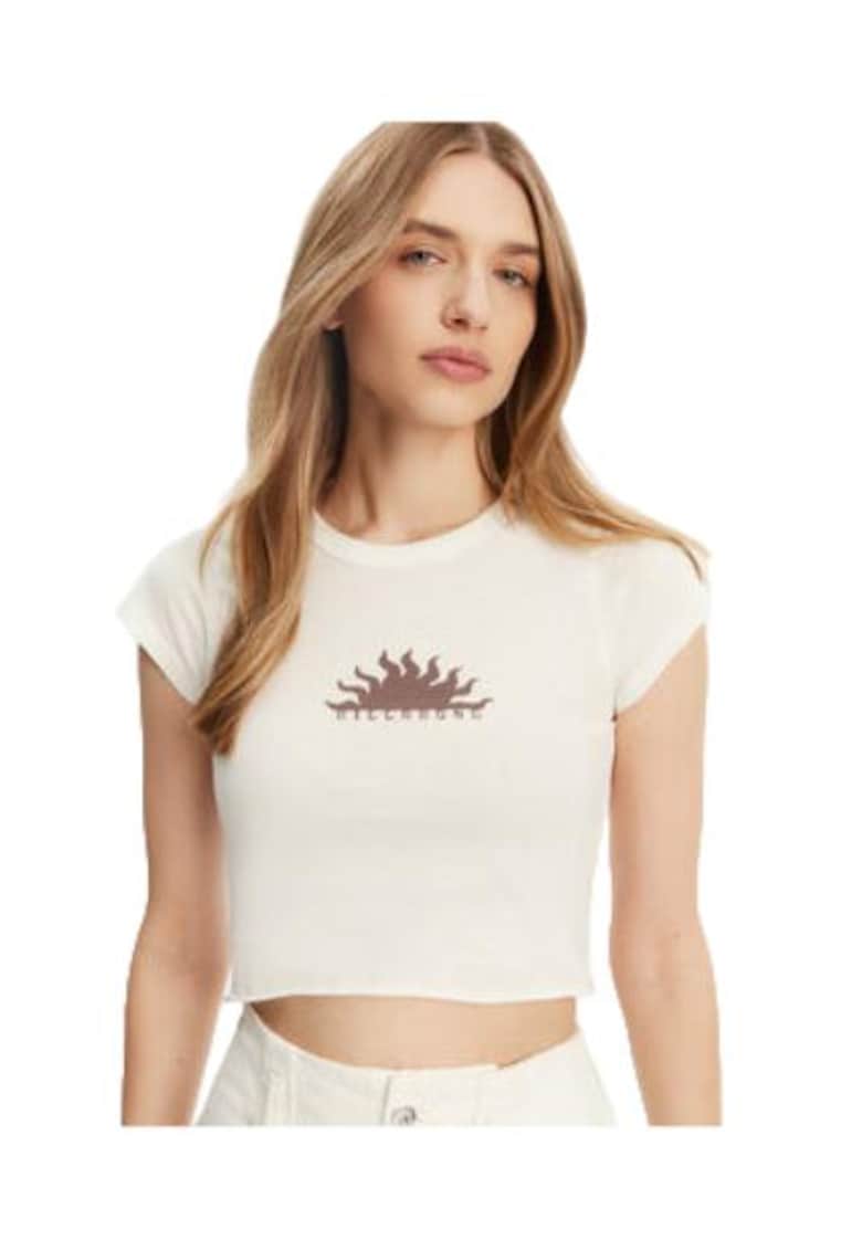 Tricou dama bumbac - alb