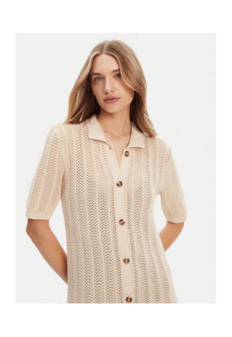 Pulover dama - TEC0 PERGAMENT - culoare bej - material confortabil