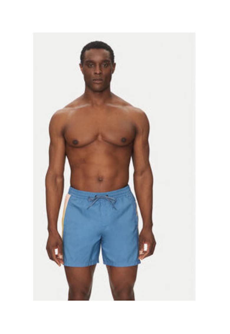 Costum de baie barbati - EQYJV04136 - 100% Poliester - Albastru - Albastru
