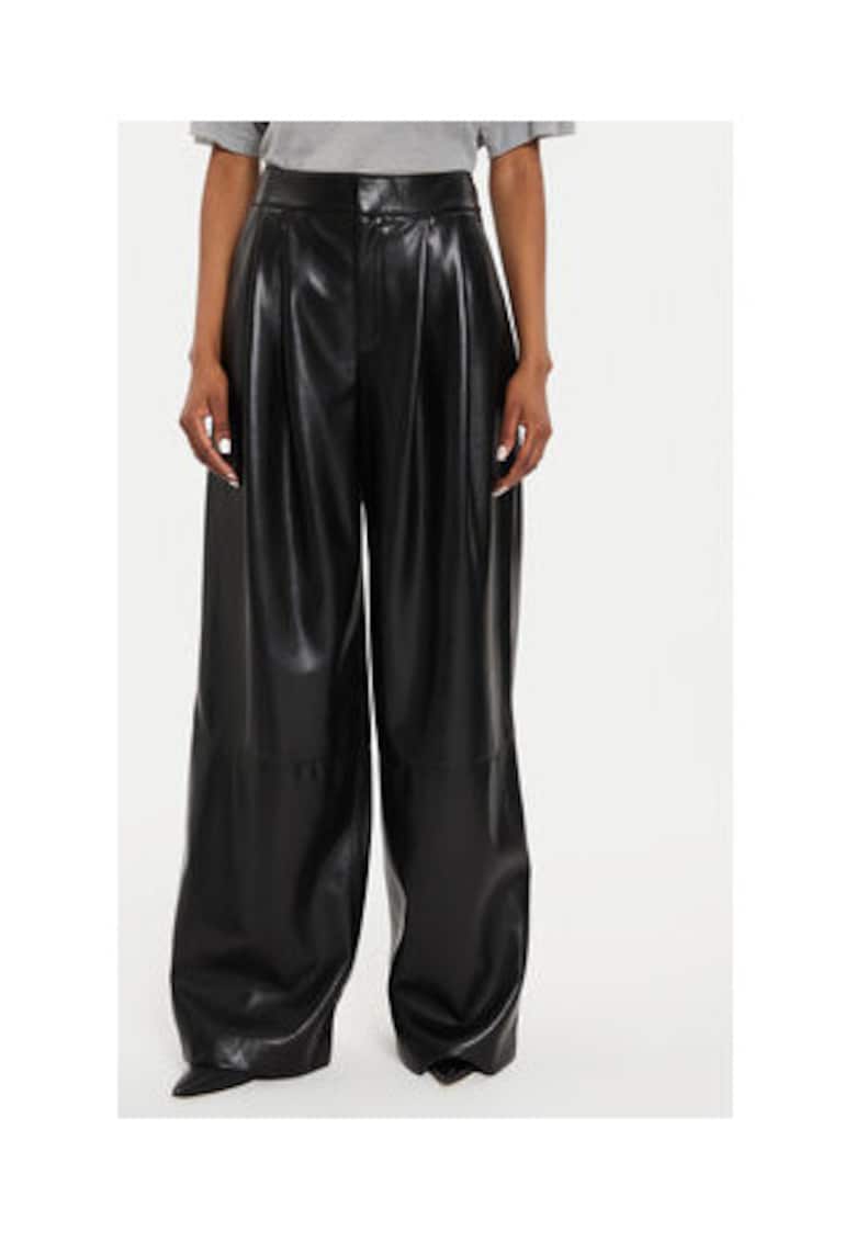 Pantofi dama model 50518463 - imitatie de piele - negru -