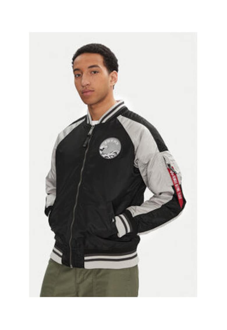 Geaca barbati - 146101 03 - poliamida - negru/gri