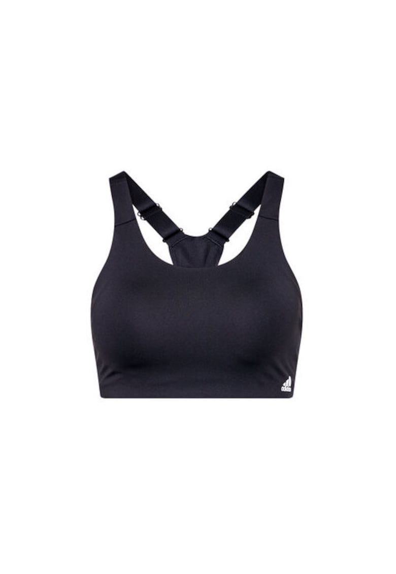 Bustiera sport dama -  poliester/elastan - negru -