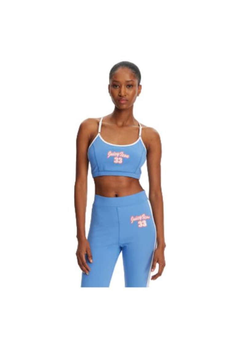 Bustiera sport dama - JCSNS125404 178 - bumbac/elastan - albastru