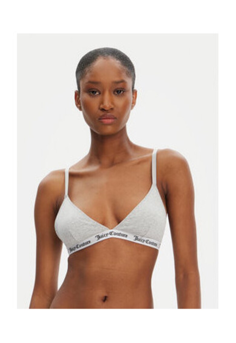 Sutien dama - bumbac/elastan - Gri - Gri