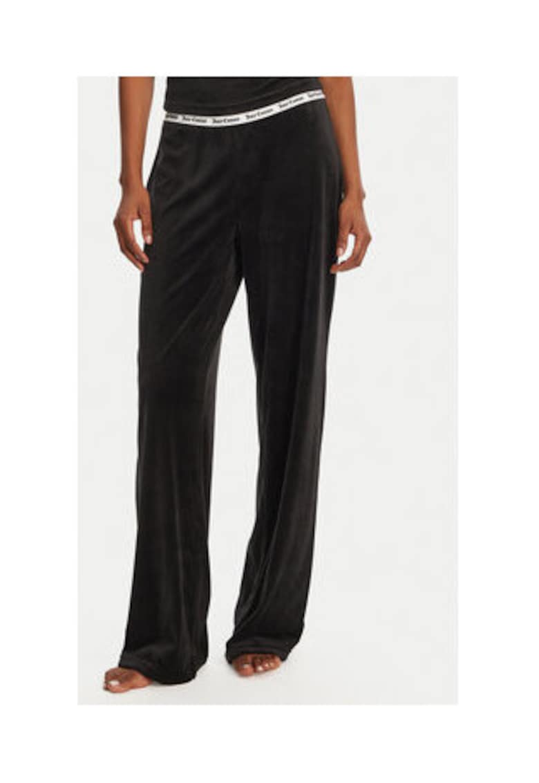 Pantaloni dama - negru - poliester