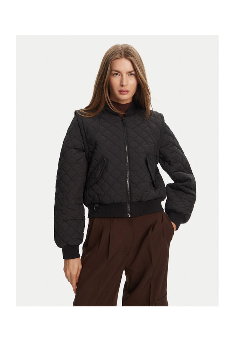 Geaca dama - HARW0046251 - neagra - 100% nailon