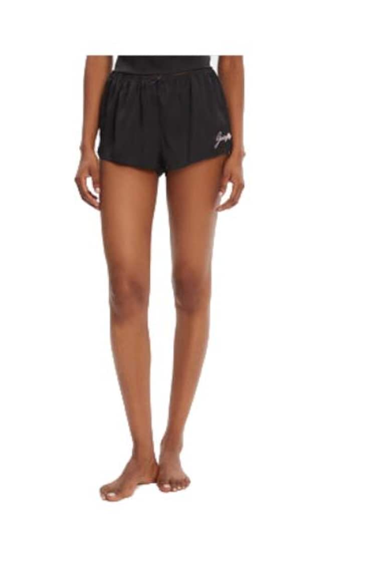 Pantaloni dama - negru - poliester-elastan -