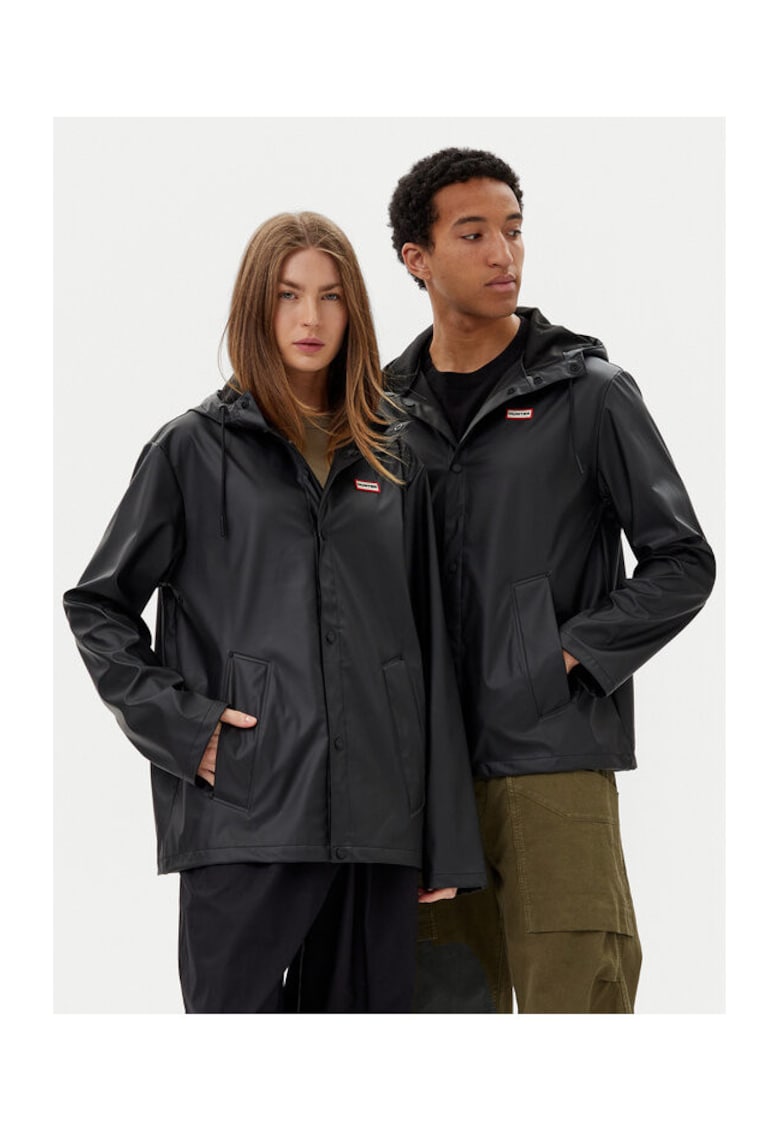Geaca unisex - HARU0012251 - poliester/poliuretan - negru