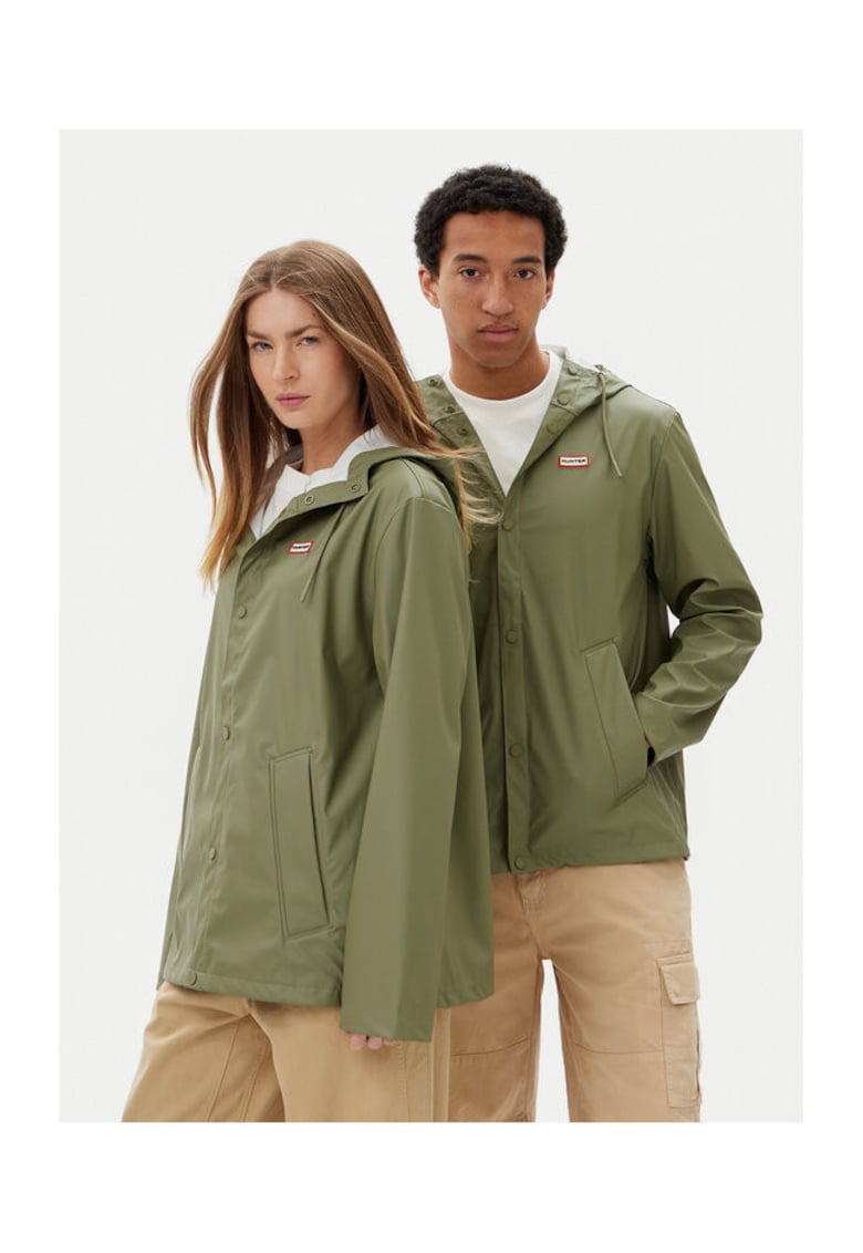Geaca unisex model HARU0012251 - kaki - 100% poliester - 100% poliuretan