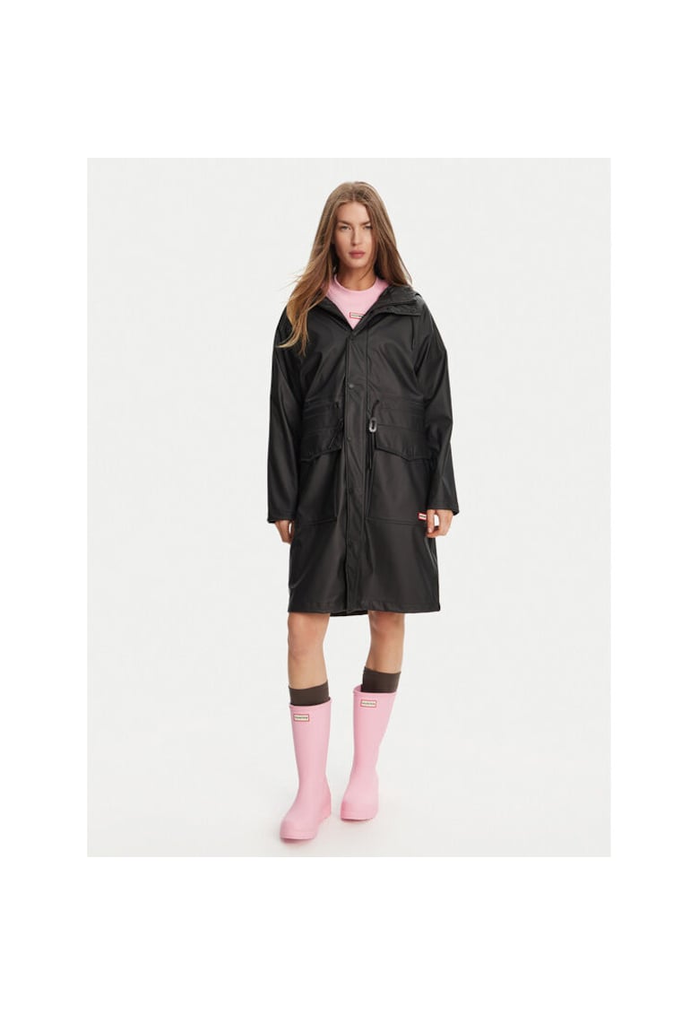 Jacheta sport dama model HARW0021242 - neagra - poliester/poliuretan -