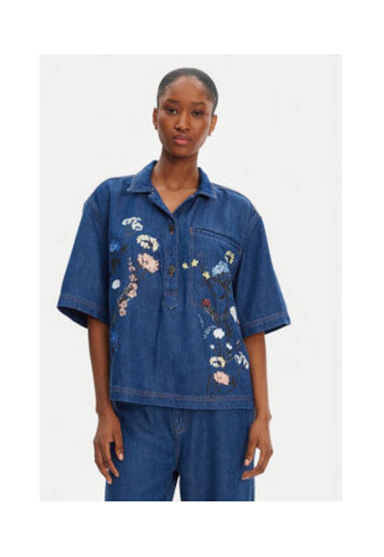 Tricou dama albastru