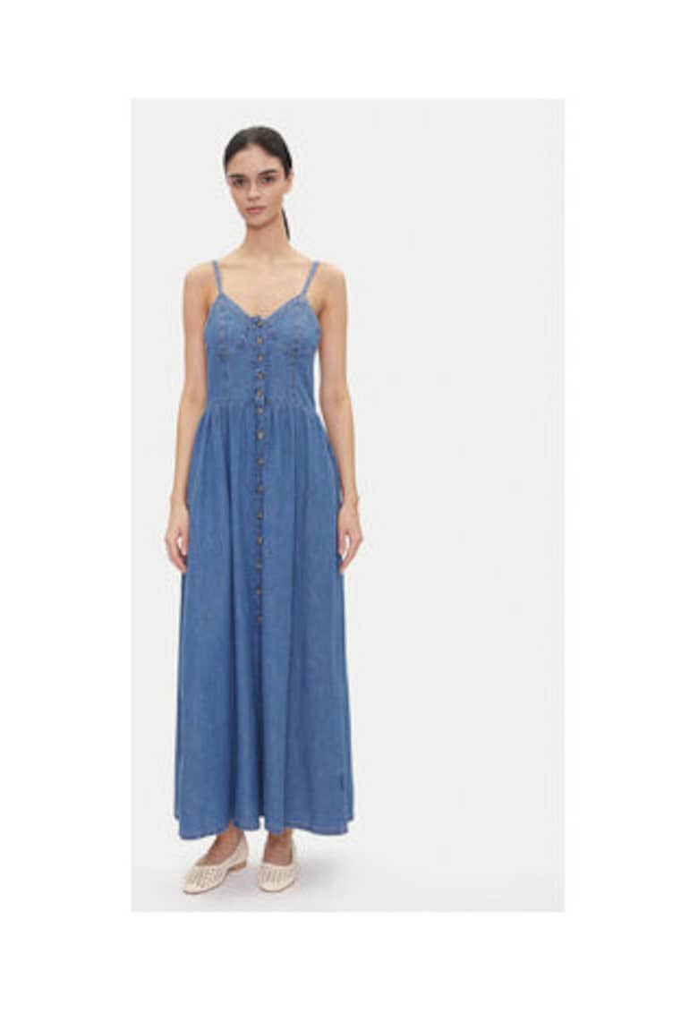 Rochie bumbac albastru - Albastru