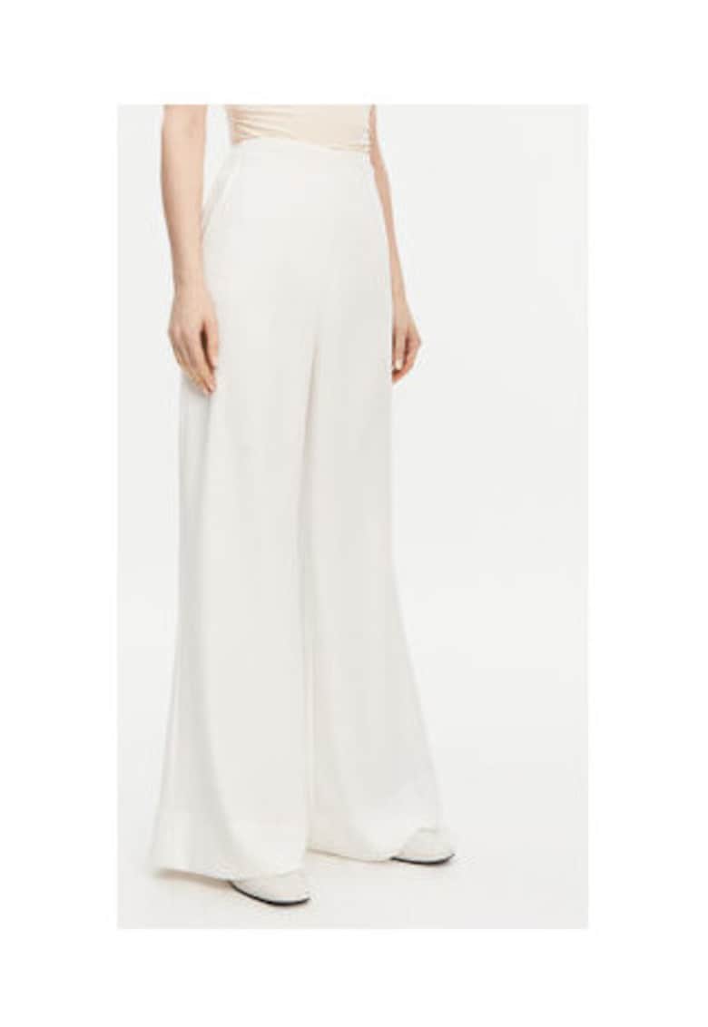 Pantaloni dama - model 53-5136-117 - alb - poliester - Alb