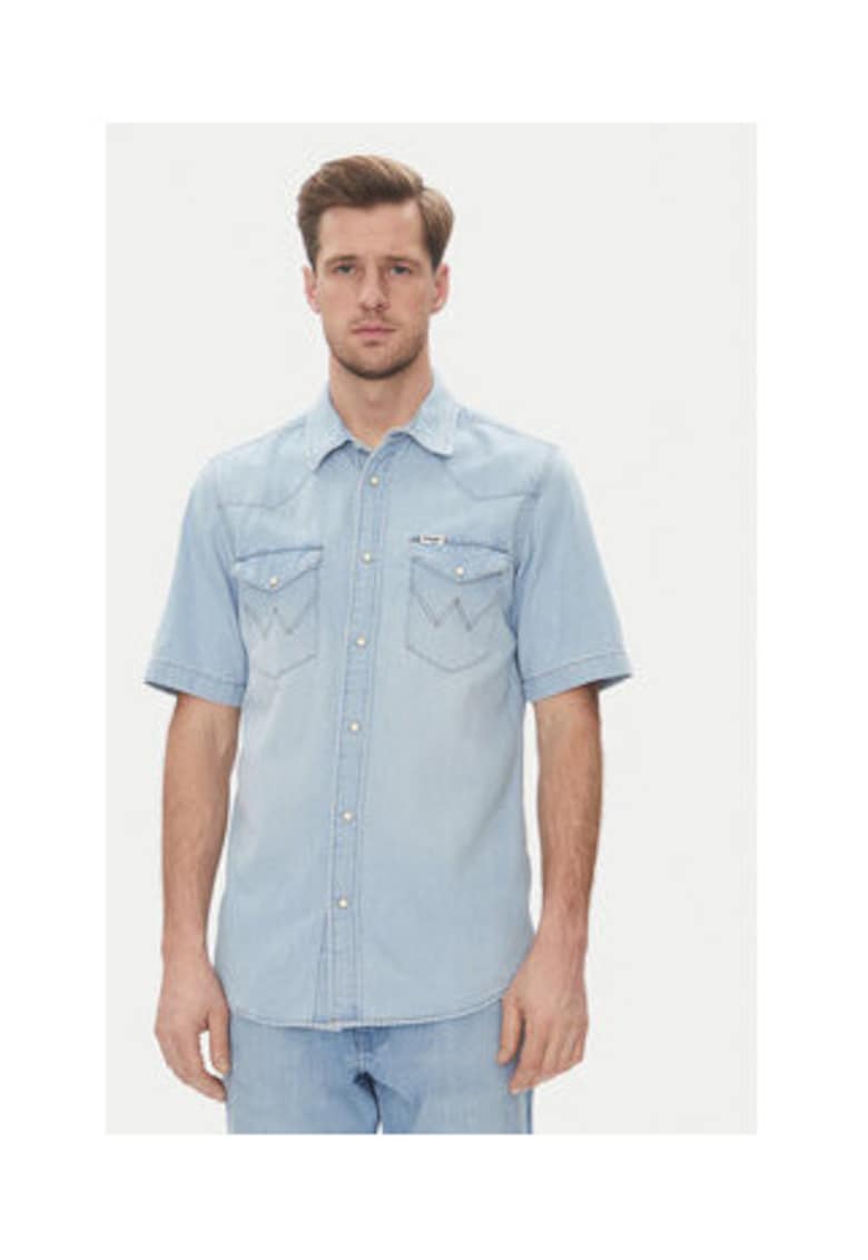 Camasa albastru bumbac - Albastru