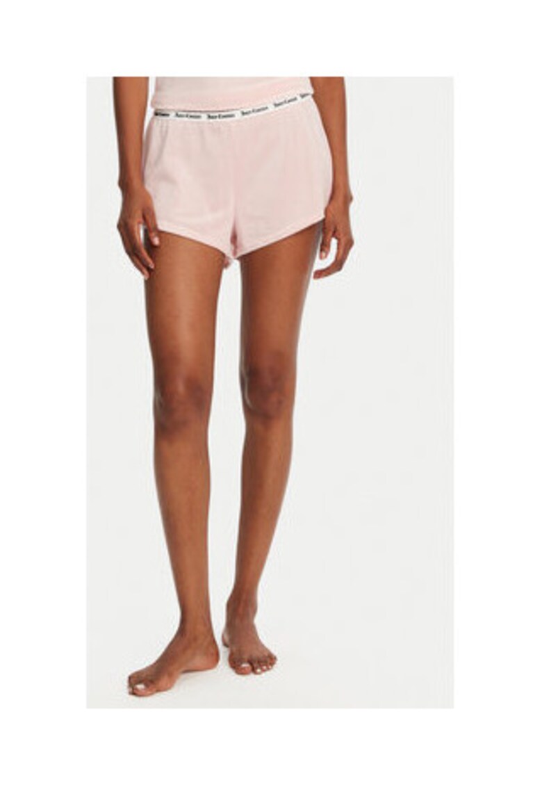 Pantaloni dama - Floare de migdal - roz - poliester-elastan