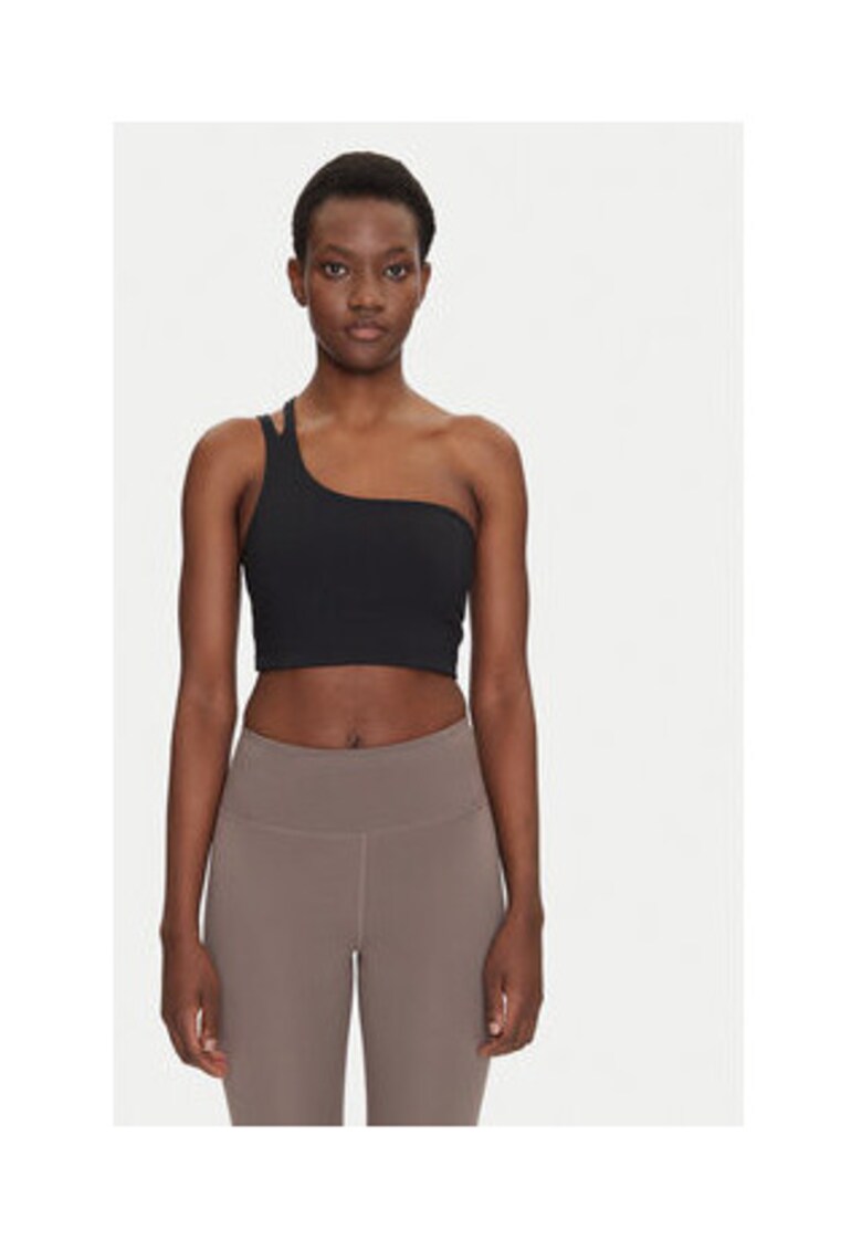 Tricou dama - Colectivul Prietenei-1032 - negru - poliester reciclat -