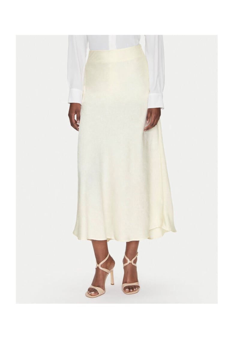 Fusta dama poliester - Ecru -