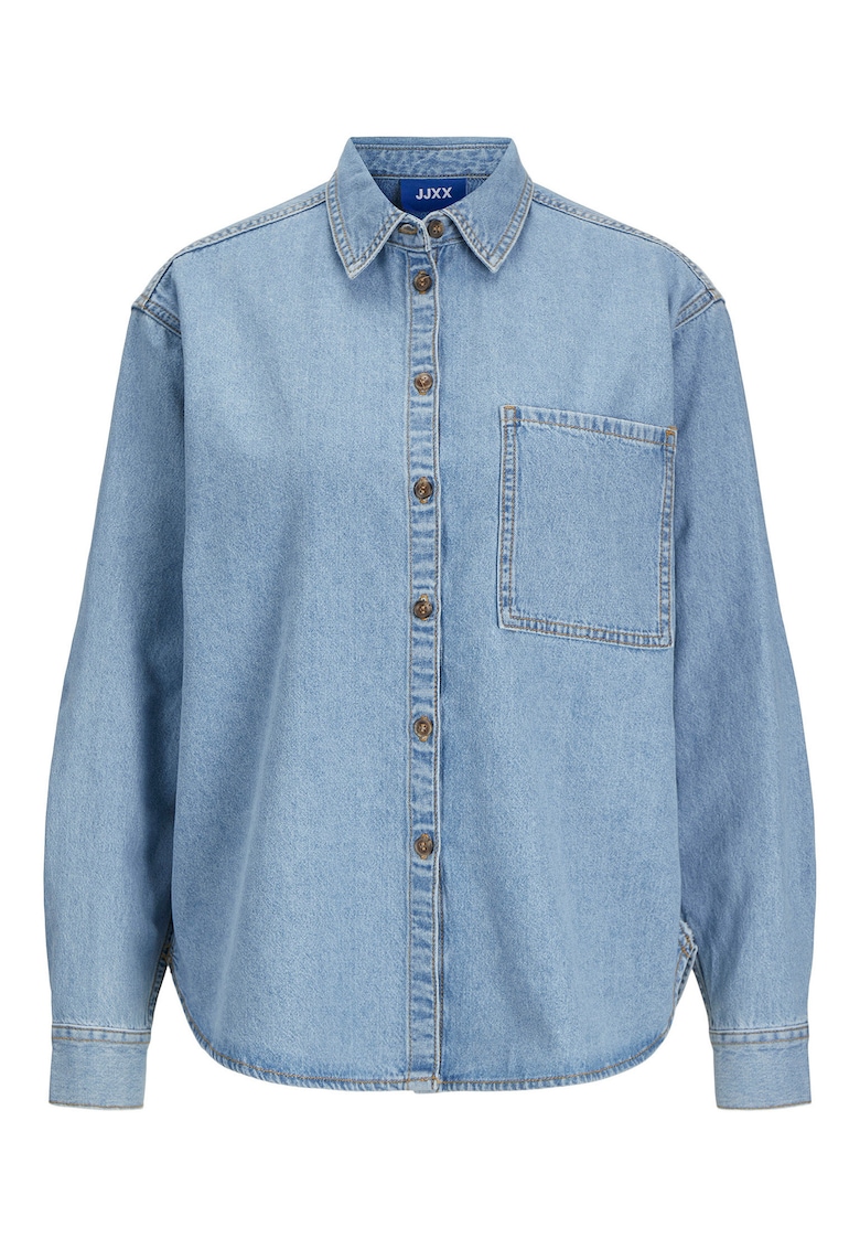 Camasa dama - albastru bumbac