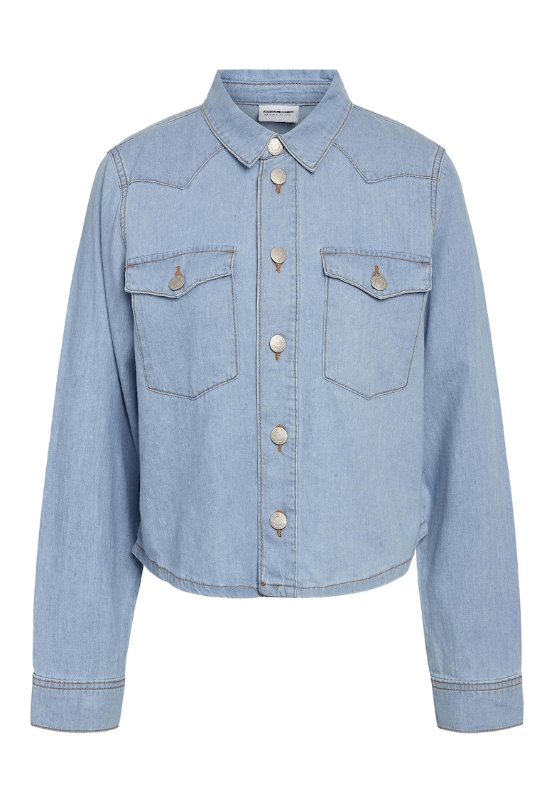 Camasa dama - denim - bumbac - albastru deschis