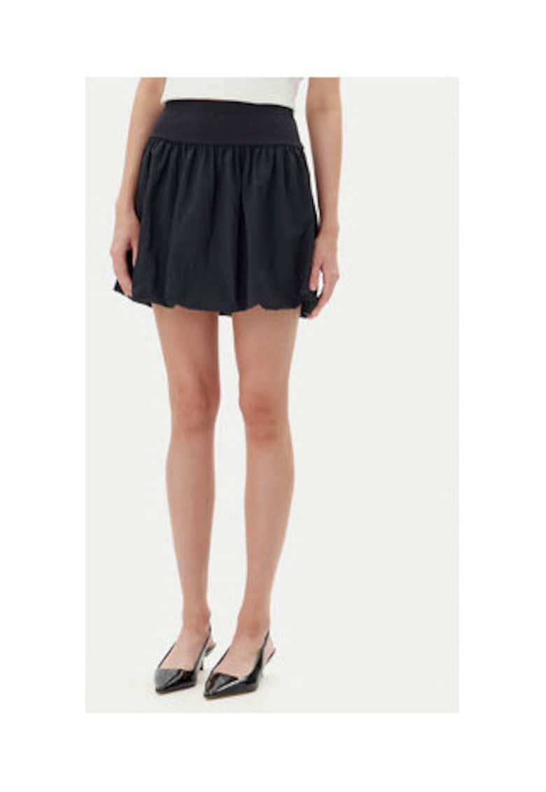 Fusta 15350112 - bumbac/elastan - negru